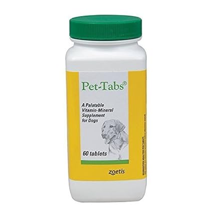 Pet Tabs Vitamin Mineral Tablets - Pack of 60
