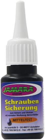 Jamara 232423 Nut Lock, Medium Strength, 10 ml, Multi Color