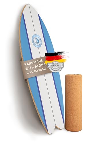 JUCKER HAWAII Balanceboard ALOHA - Indoor Surf und Trick Balanceboard für Kinder Erwachsene & Profis - Balance Board Set mit Korkrolle JUCKER HAWAII Balanceboard ALOHA - Indoor Surf und Trick Balanceboard für Kinder Erwachsene & Profis - Balance Board Set mit Korkrolle