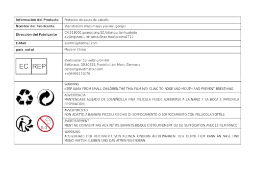 Amagogo 4Pcs Horse Fly Boots Horse Leg Wraps Acessórios Equestres Portáteis Protetores de Pernas de