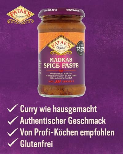 Patak’s Currypaste, Madras (1 x 283 g)
