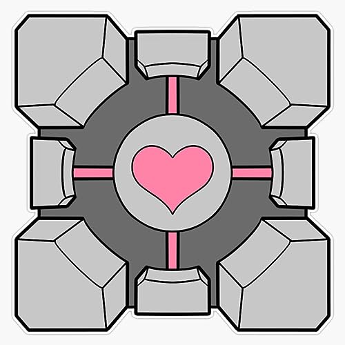MAGNET Portal Companion Cube Magnetic Vinyl Sticker Decal Magnet 5