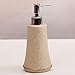 Produktbild Seifenspender,Keramik,Barrel Form Kreative Europäische 360 Ml Mit Silber Pumpe Nachfüllbar Shampoo Hand-Desinfektionsmittel Lotion Für Bad Küche Hotel Wiederverwendbare Dekoration Keramik Kunsthan