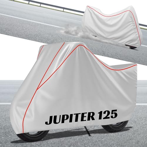 Image of Stylish Water Resistant Scooty Body Cover Compatible with Jupiter 125 & All Models | UV Protection, Dustproof, Heat Resistant, Two Wheeler | New All Weather Protection, Dust & Rain