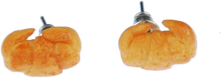Croissant Earrings Ear Studs Earstuds Miniblings Beige Biscuits Breakfast