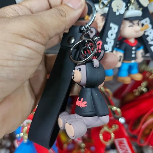 Image of OTTAVO Cute Cartoon 3D Silicone High -Quality PVC Material Keychain, Suitable for Boys and Girls - Pack of 1.