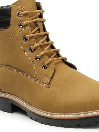 Image of Carlton London Men's Premium Lace-Up Combat Boots