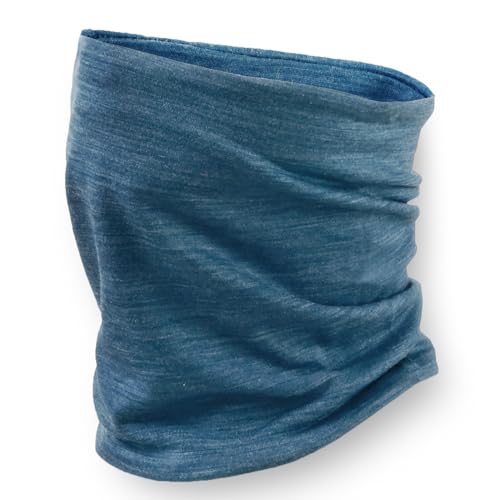 Merino Protect Merino Wool Neck Gaiter Unisex Breathable Face Mask Lightweight Neck Warmer Motorcycle Hiking Hunting