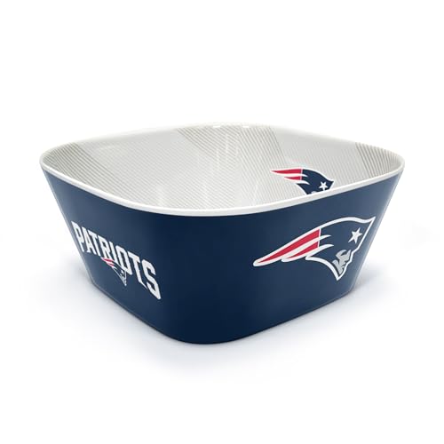 Image of YouTheFan NFL New England Patriots Large Party Bowl