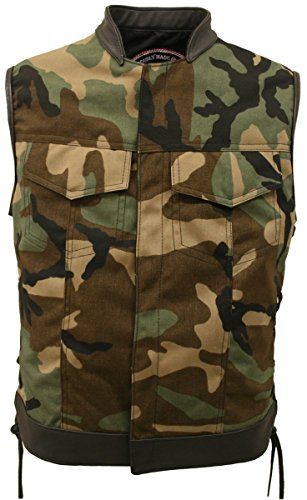 SOA Style Side LACE (Cordura - Military Grade Fabric) Woodland CAMO (54)