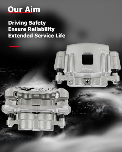 Image of cciyu 18B4939 18B4938 Front Left & Right Brake Calipers With Bracket For Chevy For Colorado,For GMC For Canyon,For Isuzu For i-280 /For i-290 /For i-350 /For i-370