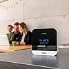 ABUS CO2-Melder - CO2WM110 AirSecure - Messgerät für Luftqualität, Luftfeuchtigkeit und Temperatur im Raum - mit Alarm und CO2-Ampel - 10-Jahres-Sensor