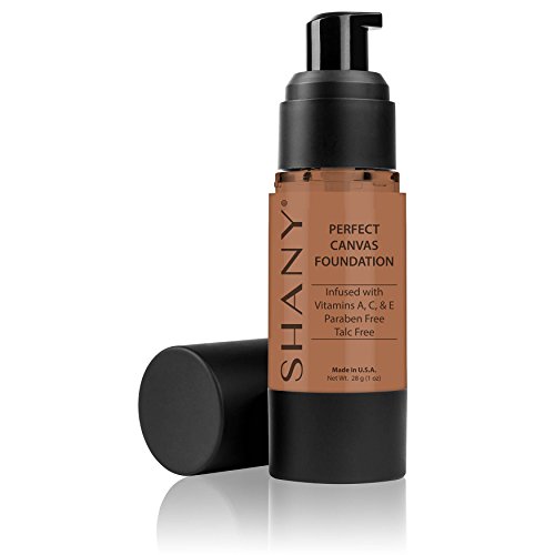 SHANY Perfect Canvas Liquid Foundation, Paraben/Talc/Oil Free, LW1, 30 Fluid Ounce