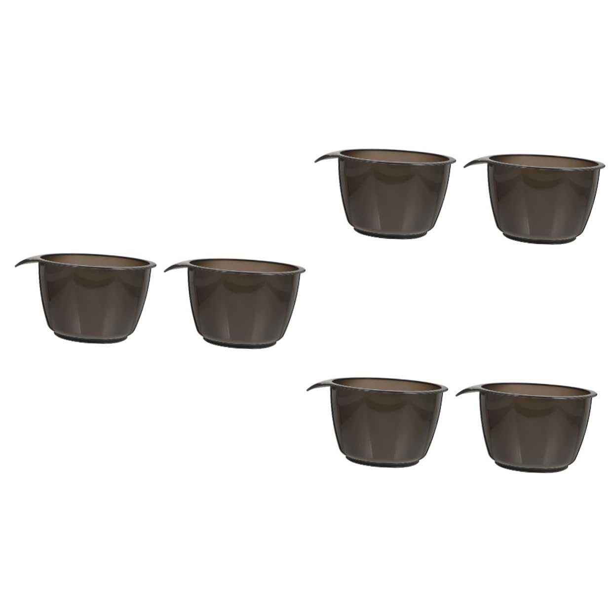 Healvian 6stücke Kunststoff Färbeschüssel Multifunktionale Und Langlebige Schalen Für Haarfärbung Für Salon Und Heimgebrauch Einfache Reinigung Und Handhabung