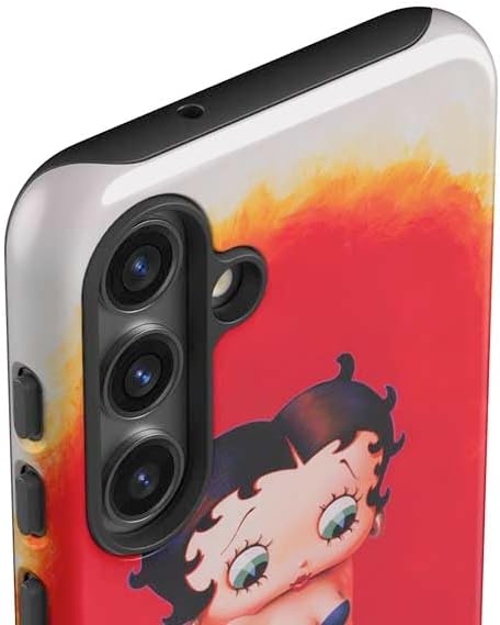 Skinit Impact Phone Case Compatible with Galaxy S24 - Officially Licensed Betty Boop Stockings Design
