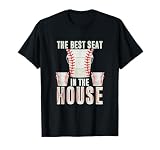 Baseball Bucket The Best Seat in House Sport Player Coach T-Shirt