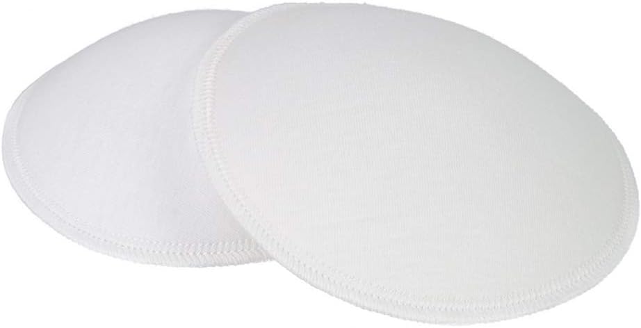 4pcs Breast Pads Absorbency Soft Breathable Organic Cotton Pads for Anti-overflow Breast Pads Nursing Accessories Cotton, app.11cm/4.33in, As Pic Shows