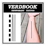 VERDBOOK Waterproof Temporary Tattoos: 2-Sheet Tattoo Kit with Realistic Body Stickers, Semi-Permanent Tattoos for Adults Lasting 7-15 Days – Safe for Men & Women, Neuron Grid