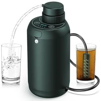 Camping Water Filter – 6-Stage Portable Electric Water Purifier with SOS Light, 0.01 Micron Filtration