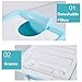 Bañeras MYANYAN Plegable Portátil Piscina Gran Cubo de Baño Independiente para Adultos...