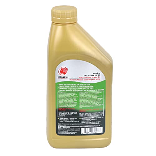 Aceite Full Synthetic 0W-20 Idemitsu 4 envases miniatura 4