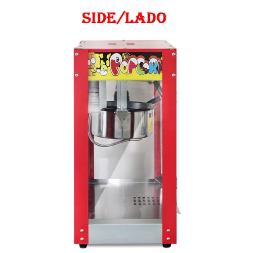 Aeydjxmer 110V Us Commercial Popcorn Machine, 8Oz Popcorn Maker With Stainless-Steel Kettle,1400 W Countertop Popcorn Maker ,Movie Theater Popper With 3-Switch Control Steel Frame Acrylic Doors thumb #5