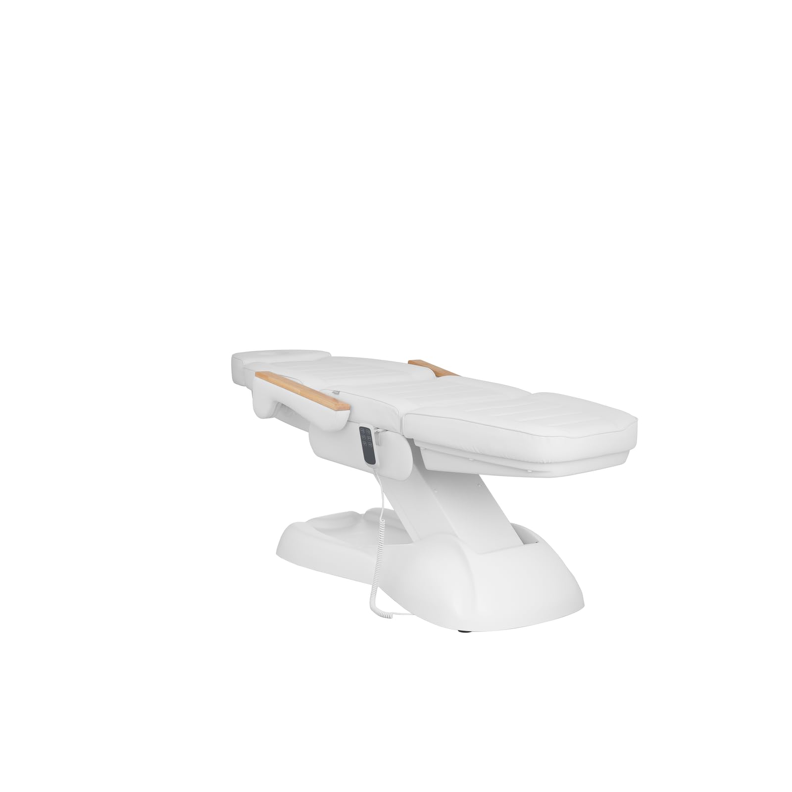 Physa Elektrische Kosmetikliege 3 motoren 300 W 203 x 62 x 64-86 cm 150 kg weiß Behandlungsliege Kosmetikstuhl Therapieliege Tattooliege