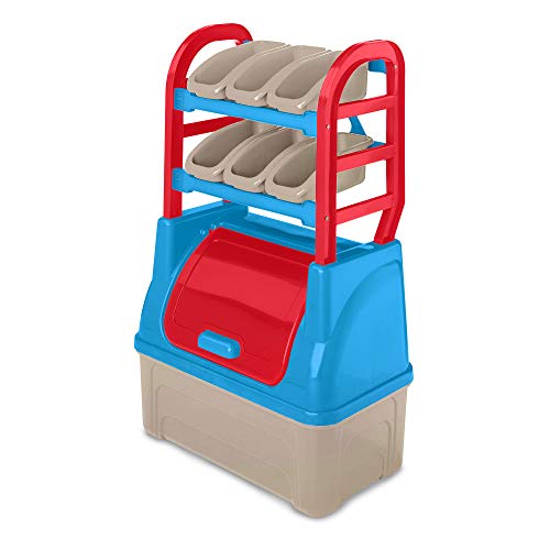 American Plastic Toys Kids Toy Organizer, Beige (12200)