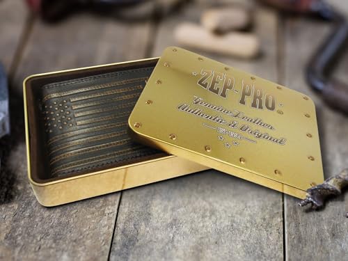 ZEP-PRO NCAA Clemson Tigers Burnished Leather Secretary Wallet, Slim Stylish for Men2