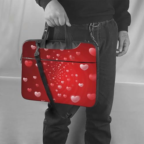 Maletín portátil impermeable rojo 13 pulg miniatura 2