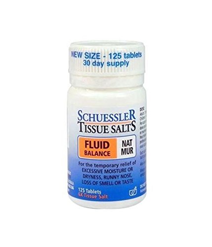 Schuessler No.9 Nat Mur 6x Tissue Salts 125 Tablets (Pack of 6)