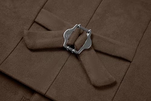 Retro Boys Vest Western Cowboy Dress Vests Vintage Suede Leather V Neck Formal Wedding Waistcoat3