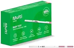 Teste de Gravidez Tira S/Frasco HCG Resultado até 5 minutos
