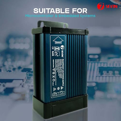 Image of 7SEVEN SMPS 5v Power Supply 40amp 200w Weather Proof Rainproof Suitable for LeD Signage, Strip Light, Decorate Lite, Microcontroller & Embedded Systems, Industrial Machine and Much More (5v 200w)