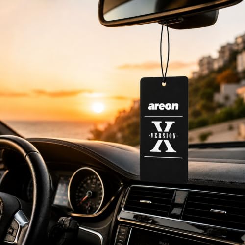 Image of AREON X Version Vanilla Paper Hanging Car Air Freshener - Pack of 12