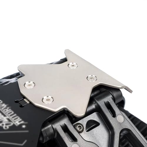 Image of Titanium Sparking Skid Plate Chassis Guard for Arrma 6S,2mm Thick Chassis Protector | 1 /8 Talion EXB /Typhon TLR /Kraton EXB /Notorious EXB,Undershield ,Skid Plate Chassis Armor Upgrade Part Bottom Cover-Titanium