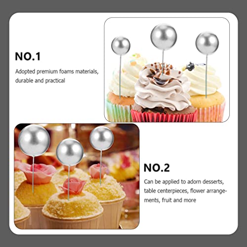 Ipetboom Bola Inserções de Bolo de Espuma de 42 Peças Bolas de Topo de Sobremesa Balão de Topo de An
