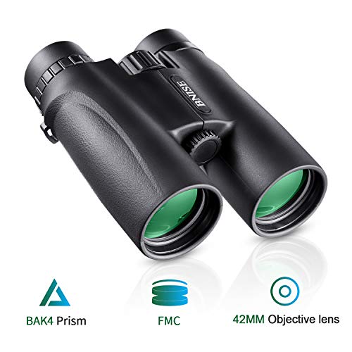 BNISE Binoculars for Adults, 10x42 HD Asika Military Telescope for Hunting and Travel