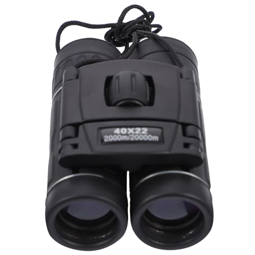 Healeved binoculares compactos mini 40x22 negro miniatura 1