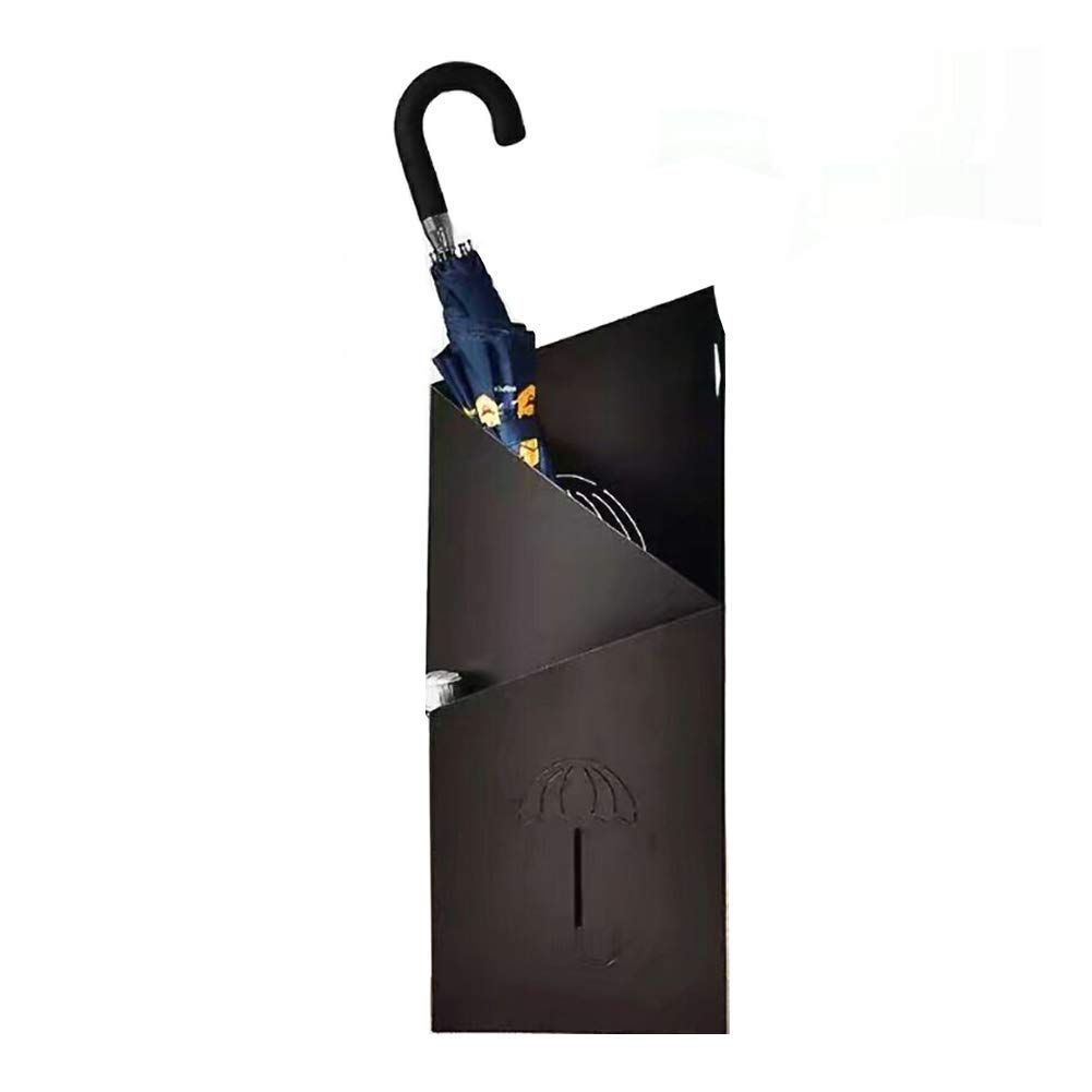 Porte-parapluies sur pied blanc en fer forgé design élégant pour entrée d'hôtel