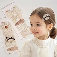 ♡オーダー専用ページ♡ ベビー & キッズ　ベビーヘアピン ベビーヘアゴム 全6色2つで1セット【かぎ針編みのフラワーヘアゴム】ベビーヘア
