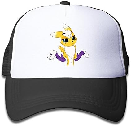 Unisex Kids Youth Digimon Tamers Renamon Shrug Anime Cartoon Mesh Hat