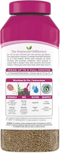 Fertilizante Osmocote Granulado 2 lb para Interior y Exterior miniatura 3