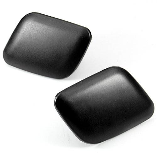 Fit for AUDI A6 C5 Black Headlight Washer Cover Cap AVANT Hot 2Pcs