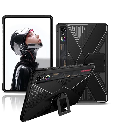 Case for REDMAGIC Astra Gaming Tablet 9.06inch,NOUKAJU Tablet Protective Case,Drop-Resistant,Anti-Scratch,Folding Stand,Protective Cover for REDMAGIC Tablet 3 Pro(Black)