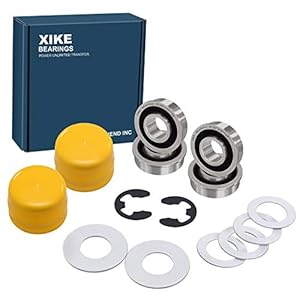 XiKe Rasenmäher-Ersatzteile (1, ID 3/4 Zoll x OD 1-3/8 Zoll Kugellager-Set gelb)