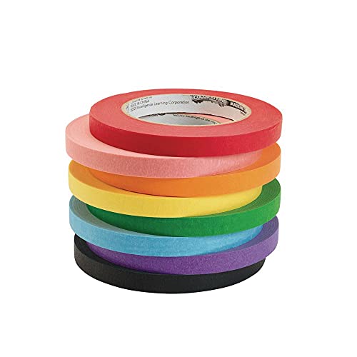 Ruban de masquage couleur adhésif repositionnable sans trace 8x55m