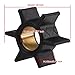 big-autoparts New Sea Water Pump Rubber Impeller for Mercury 4.5-7.5-9.8HP 47-89981 12270 18-3239