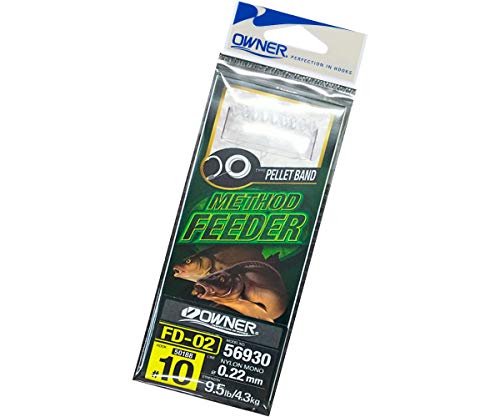 Balzer Owner Method Feeder-Rig: Haken mit Pelletband (Schonhaken) (10)