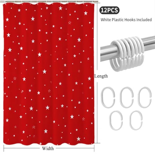Rideau de douche polyester anti-moisissure avec ourlet lesté stable - 6